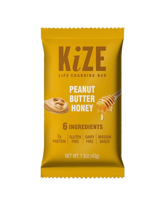Kize Bar - Peanut Butter Honey (10 Pack)