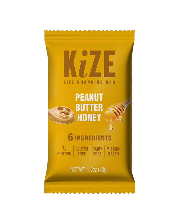 Kize Bar - Peanut Butter Honey (10 Pack)