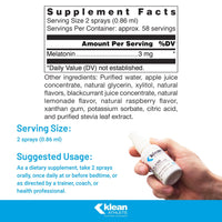 Klean Melatonin (50 mL Spray)