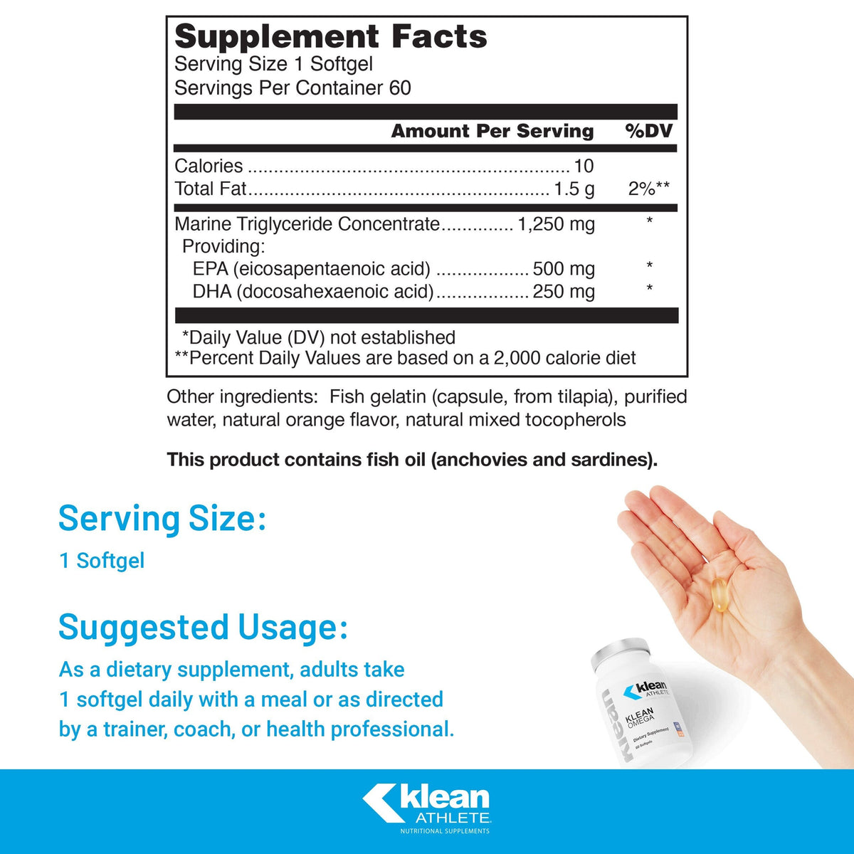 Klean Omega (60 Softgels)
