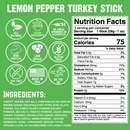 Righteous Felon Lemon Pepper Turkey Stick 1oz (24ct)