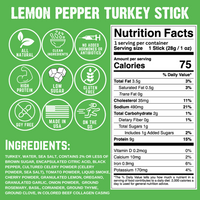 Righteous Felon Lemon Pepper Turkey Stick 1oz (24ct)
