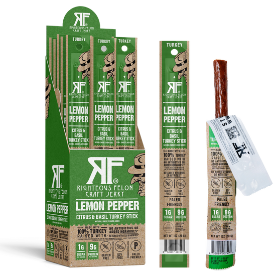 Righteous Felon Lemon Pepper Turkey Stick 1oz (24ct)
