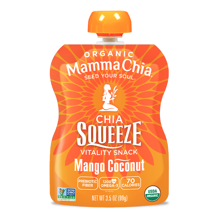 Mango Coconut Organic Chia Squeeze