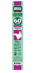 Mighty Spark Teriyaki Style Chicken Snack Stick - single 1 oz stick (48 per case)