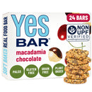 YES BAR Macadamia Chocolate - The Clean Fuel Bar Athletes Crave (24 Pack)