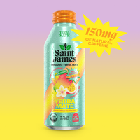 Mango Passion Fruit Yerba Mate - 150 mg Caffeine, 12 Bottles