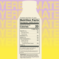 Mango Passion Fruit Yerba Mate - 150 mg Caffeine, 12 Bottles