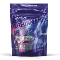 2before Blackcurrant Pre-Workout - Caffeinated - 20 Serving Pouch