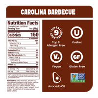 Carolina BBQ Sweet Potato Chips in Avocado Oil 1oz (Pack of 50)
