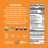 Mango Coconut Organic Chia Squeeze