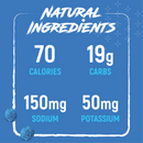 Blue Raspberry Blast Sour Energy Chews (12 bags, 24 servings) - PSC