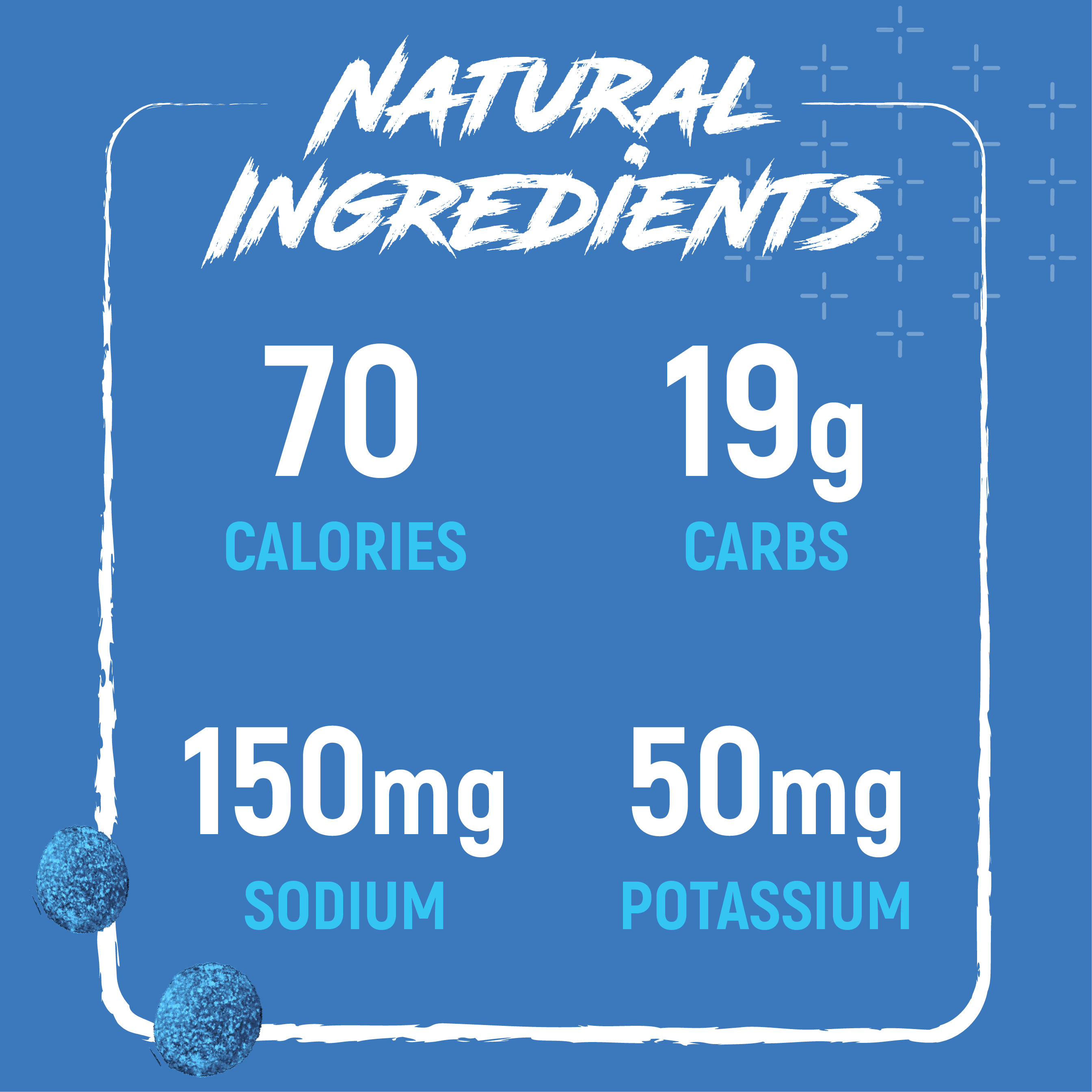 Blue Raspberry Blast Sour Energy Chews (12 bags, 24 servings) - PSC