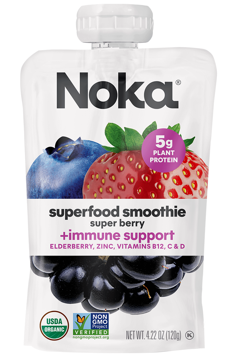 Noka Super Berry Superfood Smoothie + Immune Support 12 Pack