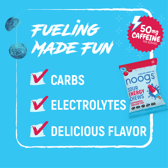 Caffeinated Poolside Pop Sour Energy Chews (12 bags, 24 servings) - PSC