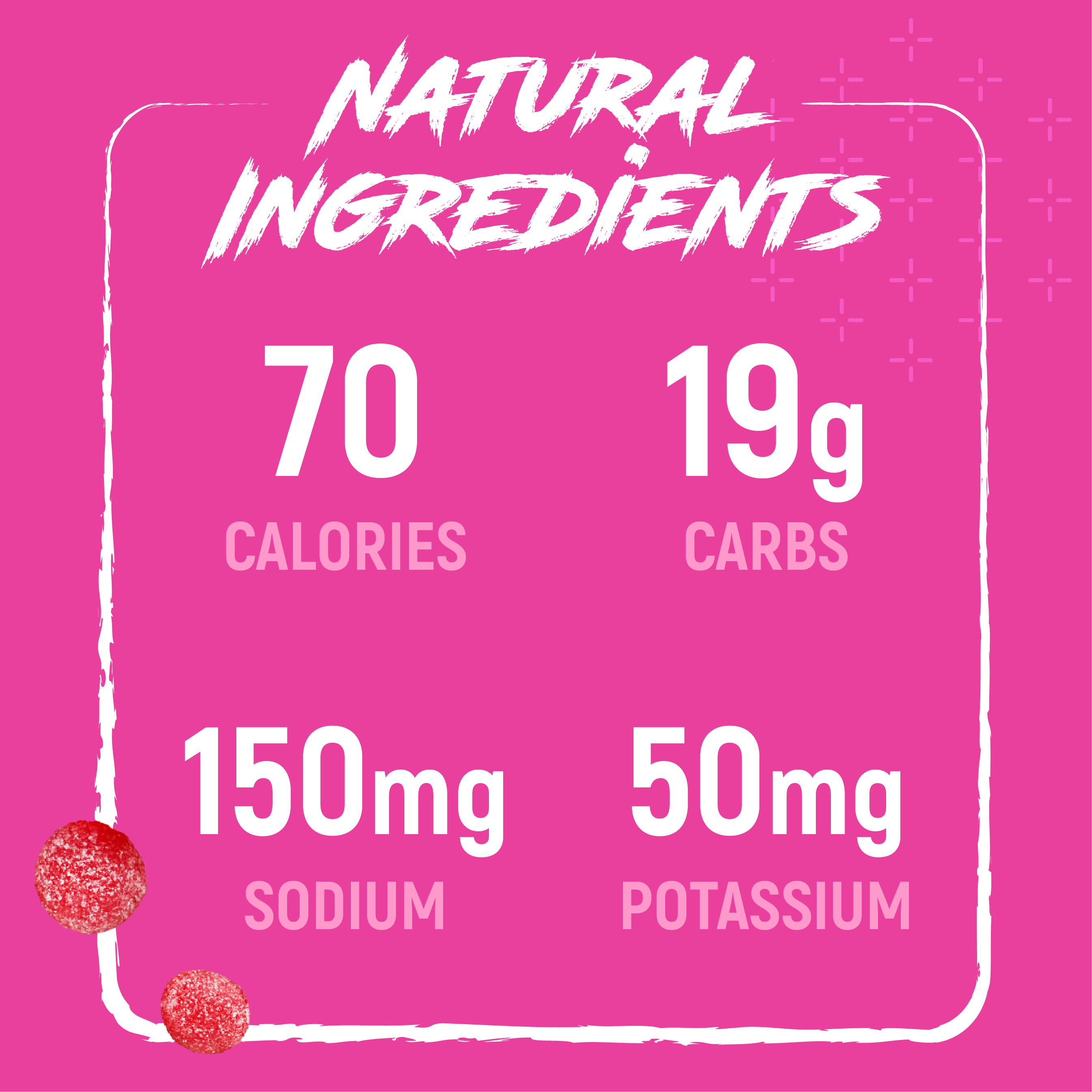 Electric Watermelon Sour Energy Chews (12 bags, 24 servings) - PSC