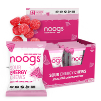 Electric Watermelon Sour Energy Chews (12 bags, 24 servings) - PSC