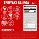 Righteous Felon Teriyaki Balboa Beef Jerky 1oz (16ct)