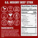 Righteous Felon O.G. Hickory Beef Stick 1oz (24ct)