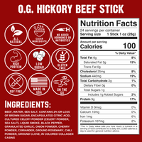 Righteous Felon O.G. Hickory Beef Stick 1oz (24ct)