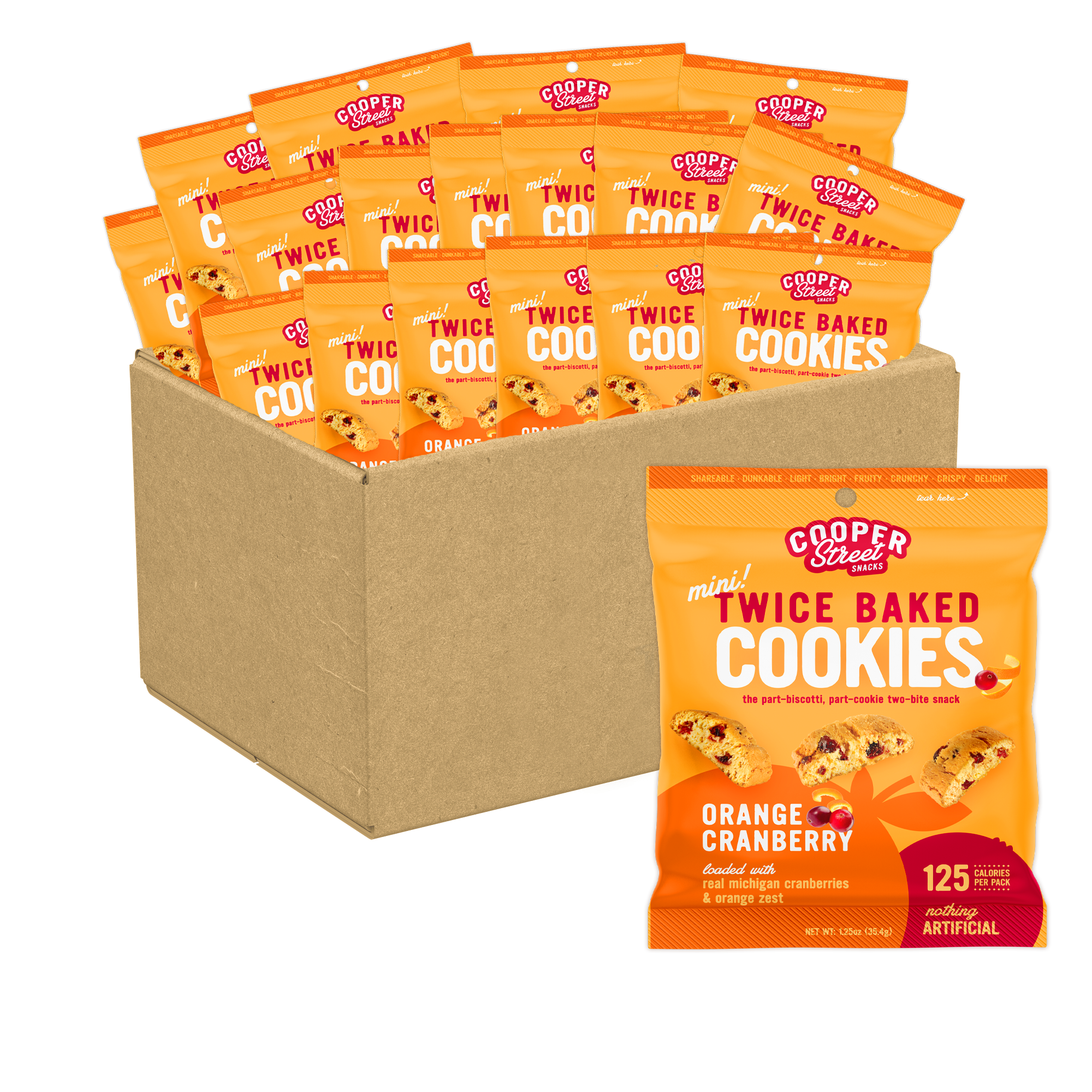 Wholesale - Orange Cranberry Twice Baked Cookies