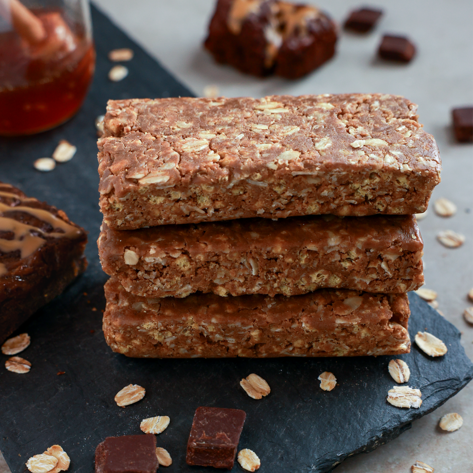 Peanut Butter Brownie Protein Bars