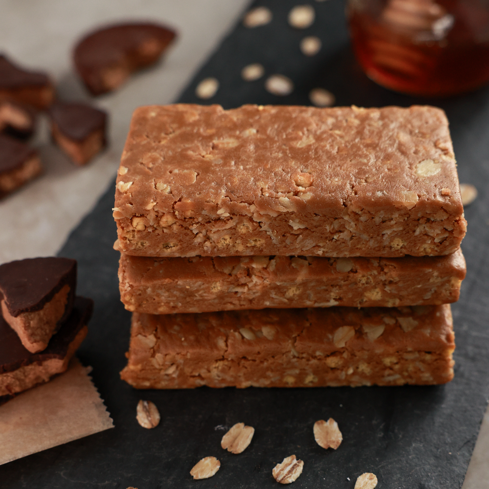 Peanut Butter Cup Protein Bars