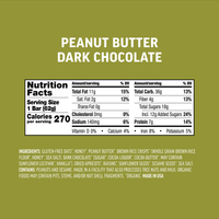 Peanut Butter Dark Chocolate Bars