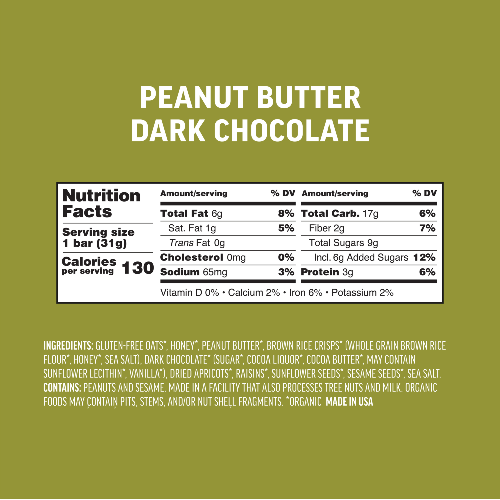 Peanut Butter Dark Chocolate 6-Pack Minis | 1 Master Case