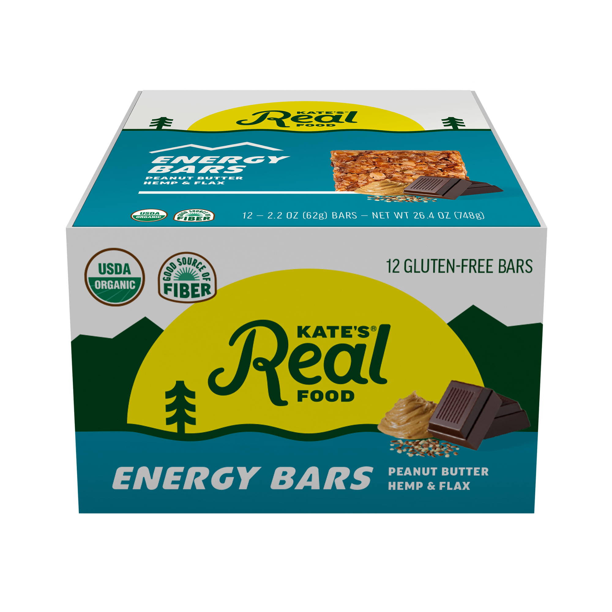 Peanut Butter Hemp & Flax Bars