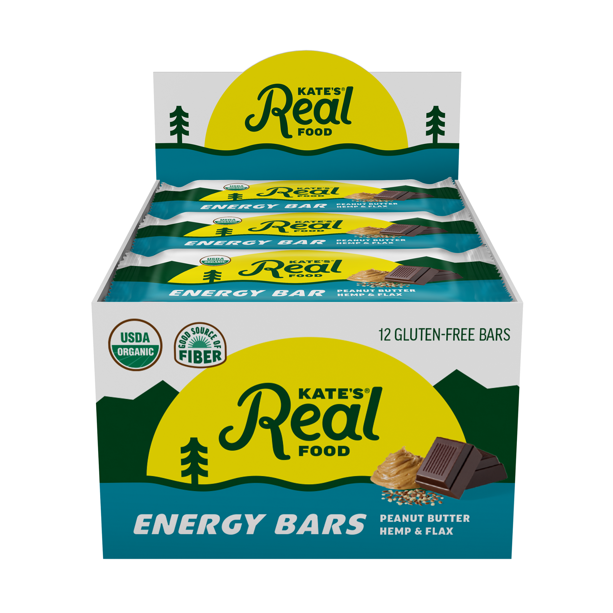Peanut Butter Hemp & Flax Bars
