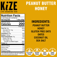 Kize Bar - Peanut Butter Honey (10 Pack)