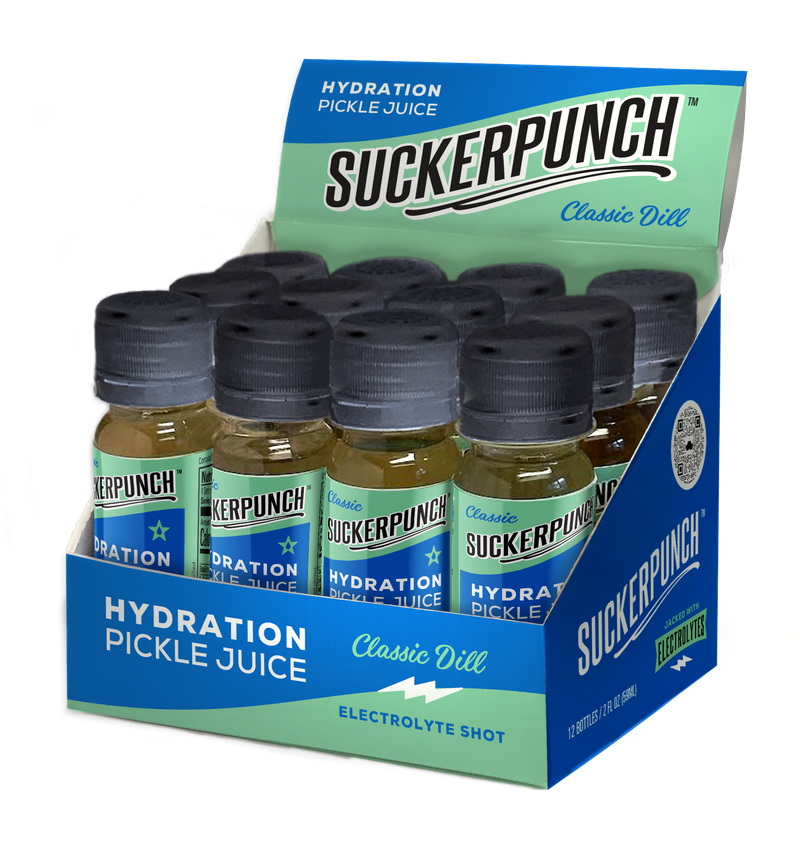 SuckerPunch 2oz Pickle Juice Shooter, Classic Dill, PSC (12 count)