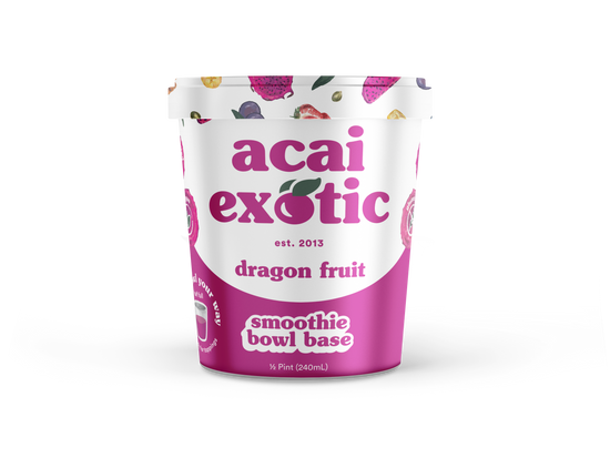 Acai Exotic Dragon Fruit Smoothie Bowl Base - Wholesale