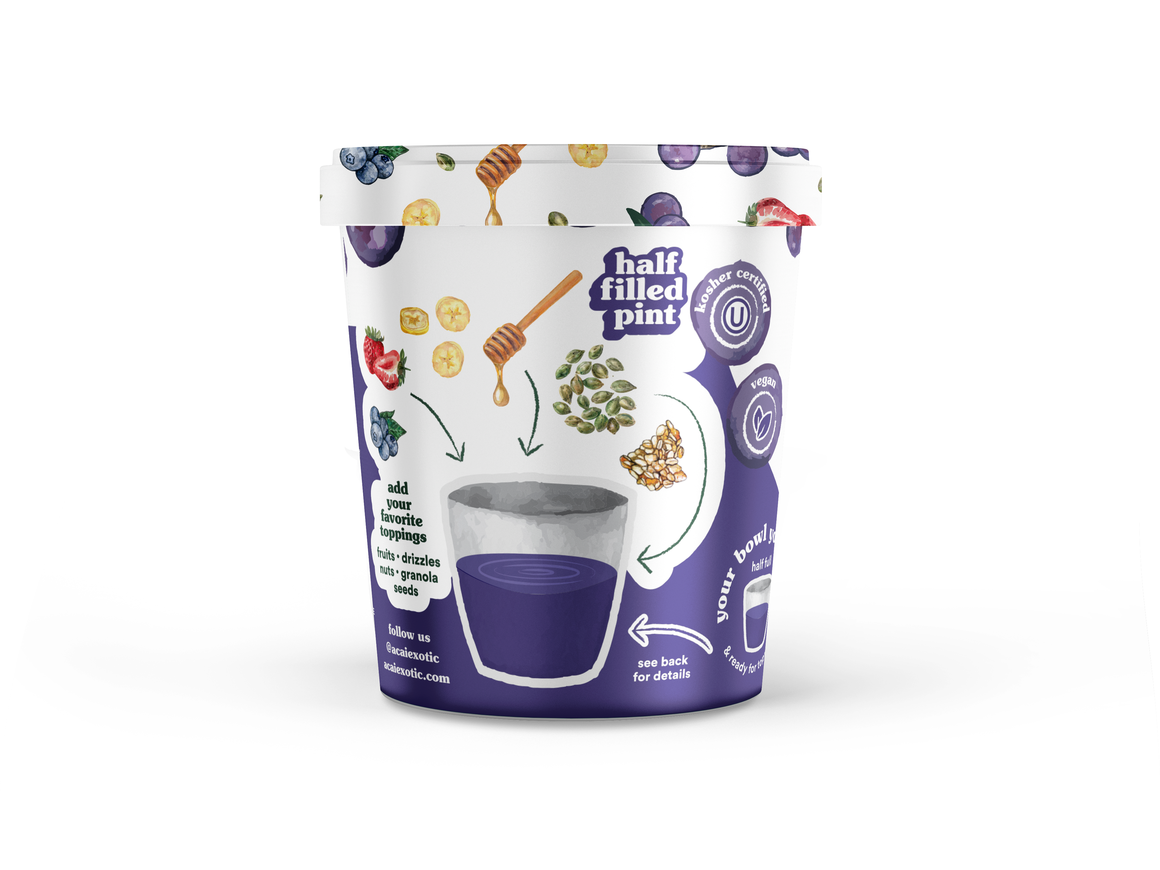 Acai Exotic Acai Smoothie Bowl Base - Wholesale
