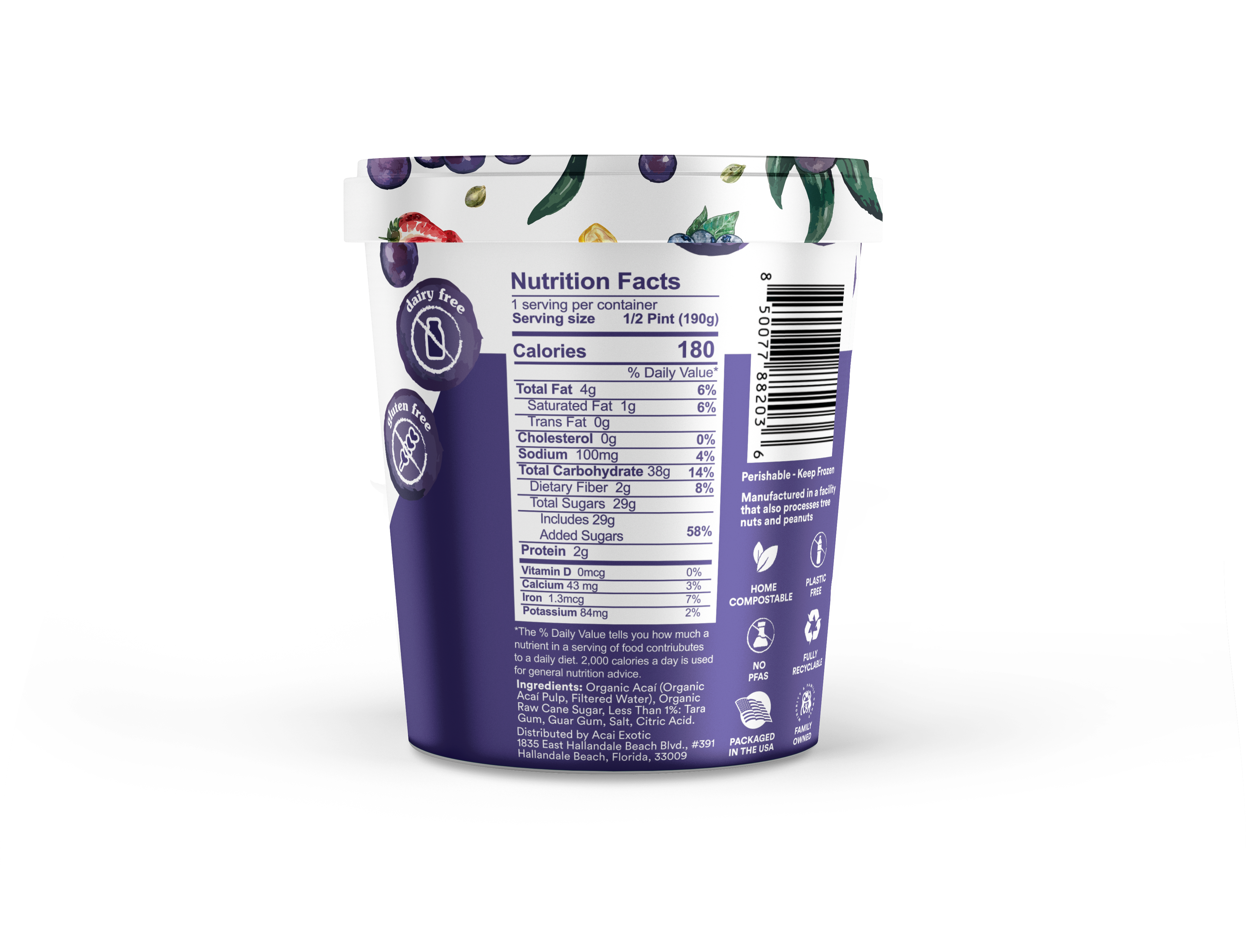 Acai Exotic Acai Smoothie Bowl Base - Wholesale