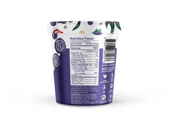 Acai Exotic Acai Smoothie Bowl Base - Wholesale