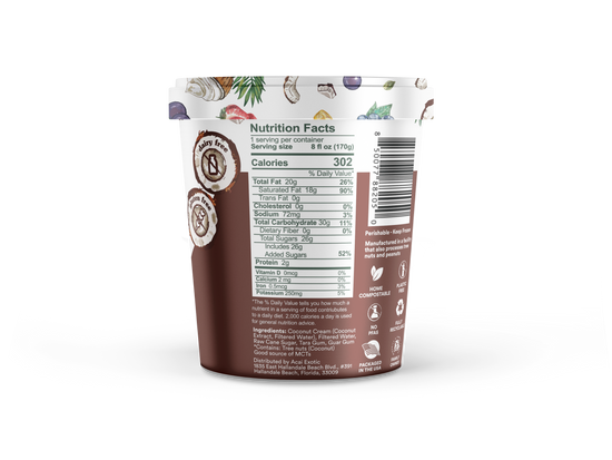 Acai Exotic Coconut Smoothie Bowl Base - Wholesale