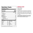 Perfect Bar Peanut Butter nutrition facts and ingredients