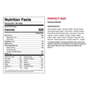 Perfect Bar Almond Butter nutrition facts and ingredients