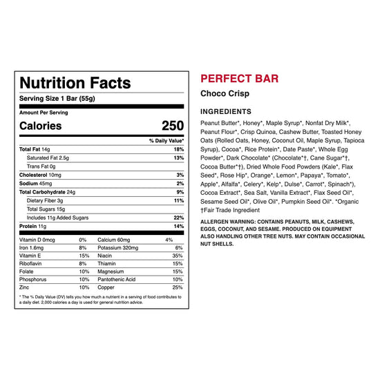 Perfect Bar - Choco Crisp (144 Bars)