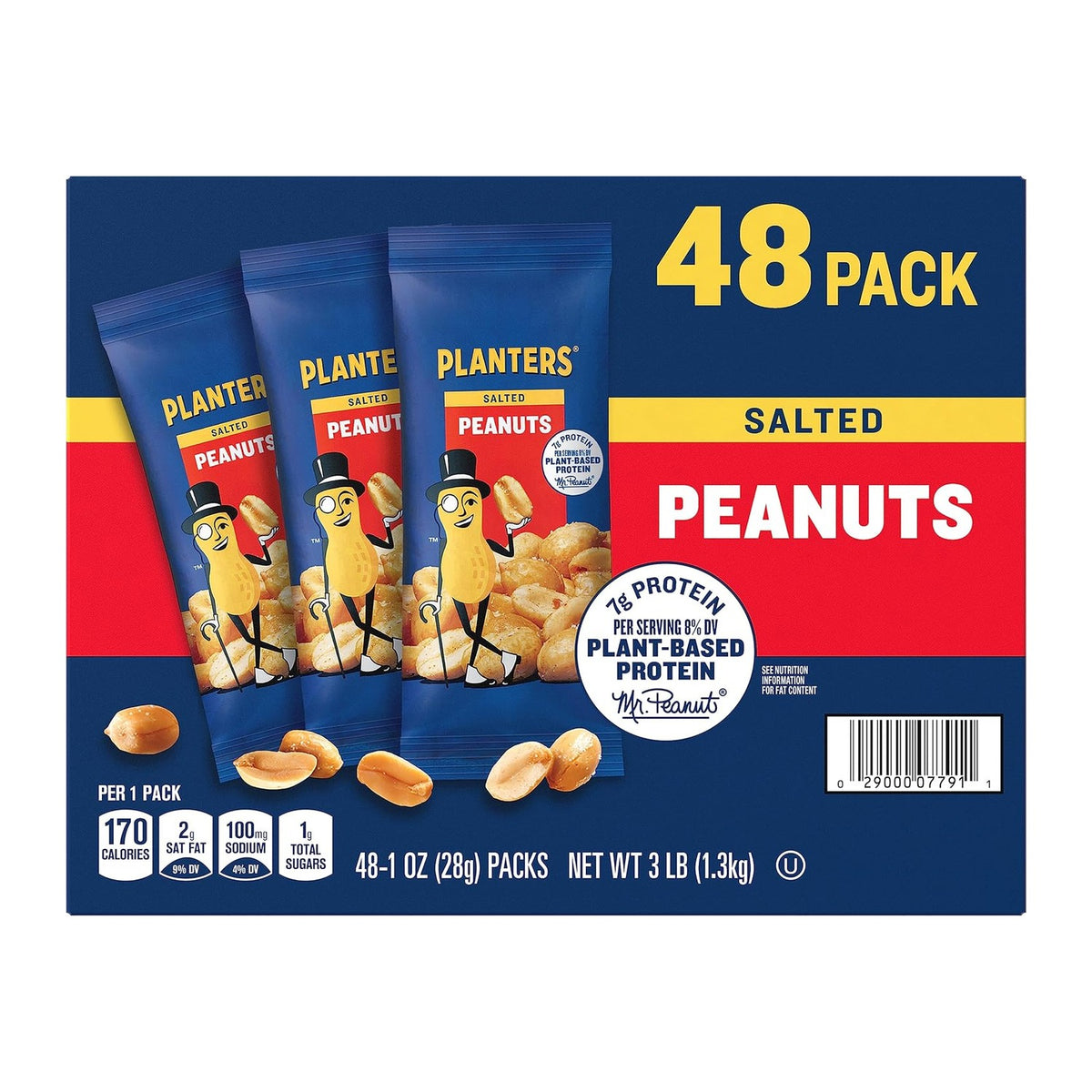 Planters Salted Peanuts 1oz (48ct)