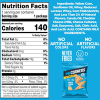 PopCorners White Cheddar nutrition facts