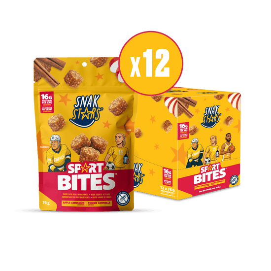 HappiEats Sport Bites — Apple Cinnamon Caddy (48 bags)