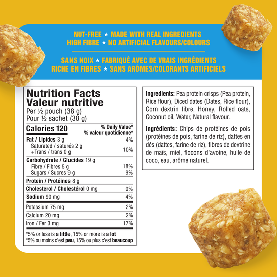 HappiEats Sport Bites — Frosted Vanilla Caddy (48 bags)