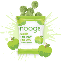 Wicked Apple Sour Energy Chews (12 bags, 24 servings) - PSC