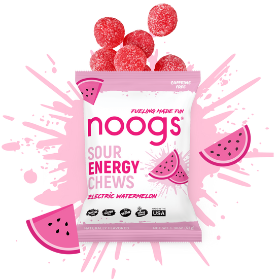 Electric Watermelon Sour Energy Chews (12 bags, 24 servings) - PSC