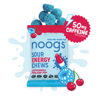 Caffeinated Poolside Pop Sour Energy Chews (12 bags, 24 servings) - PSC