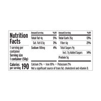 Purely Elizabeth Mixed Berry Superfood Oatmeal Cup Nutrition Facts