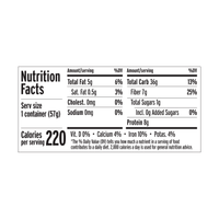 Purely Elizabeth Original Superfood Oatmeal Cup Nutrition Facts